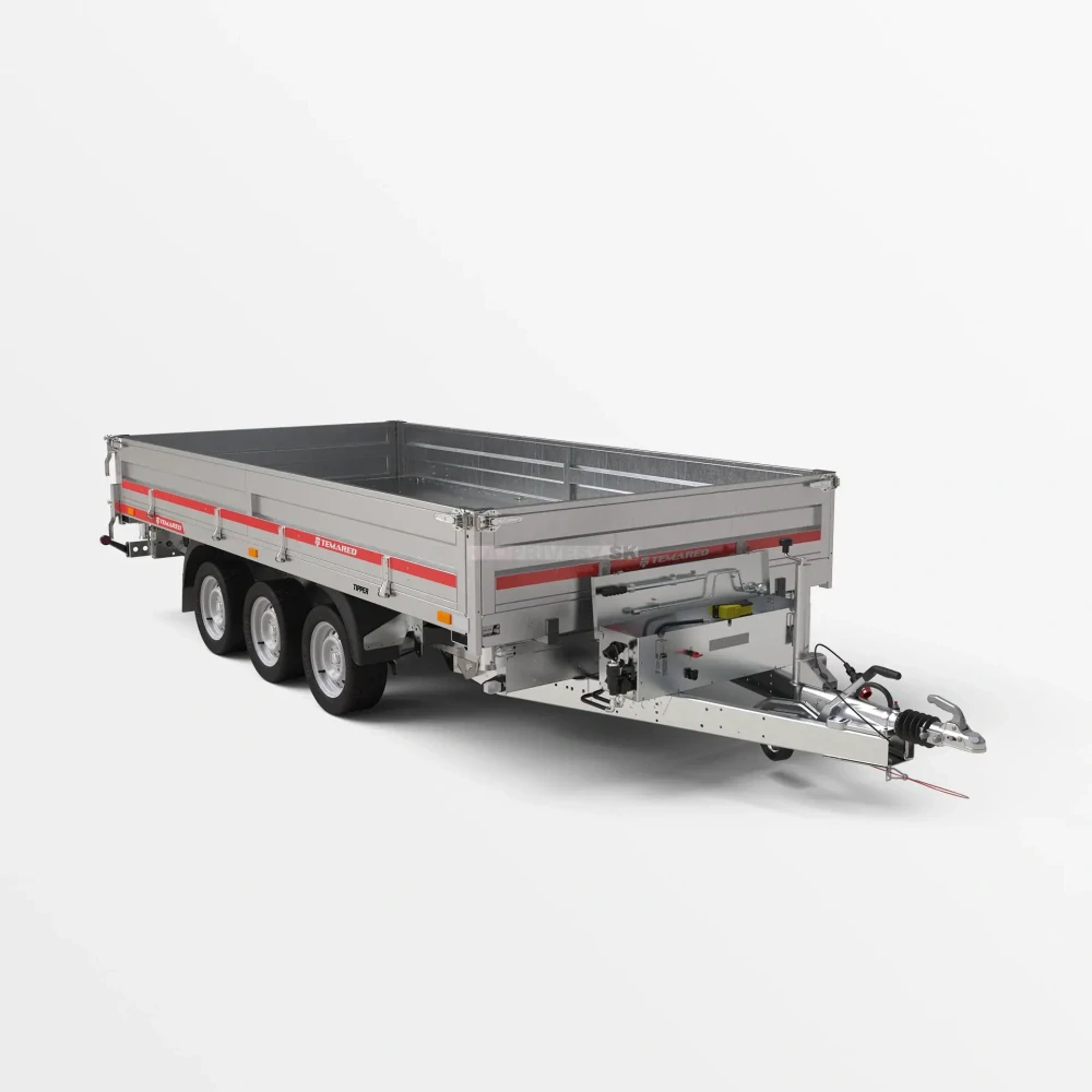 3-stranný hydraulický sklápač Temared Tipper 4020/3C S 3,5T 3500kg, 3 nápravy