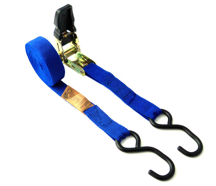 Upínacia súprava 25 mm / 4,8 m / 125daN, S hák, pogumovaná račňa