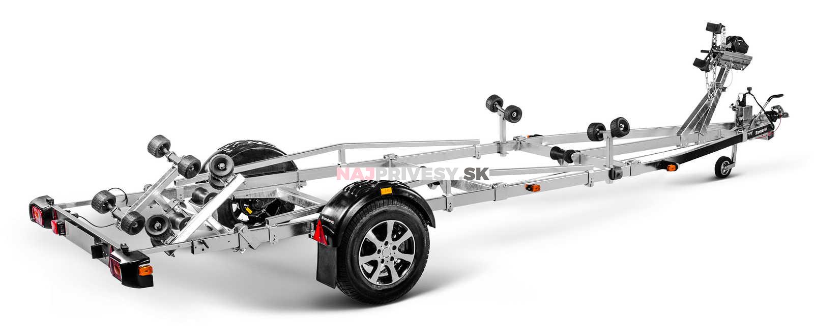 Lodný príves Brenderup 201300B SRX 1300KG - výsuvný panel