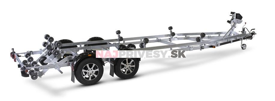Lodný príves Brenderup 262500TB SRX 2500KG - výsuvný panel