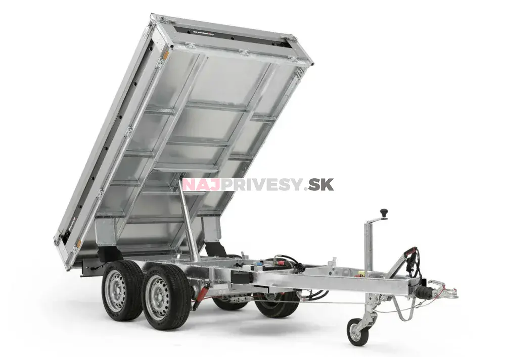 Hydraulický sklápač Brenderup BT4260STB2000, 2000 kg+integrované ALU nájazdy