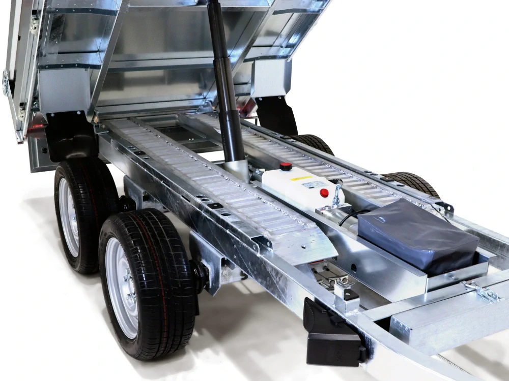 Hydraulický sklápač Brenderup BT4260STB2000, 2000 kg+integrované ALU nájazdy