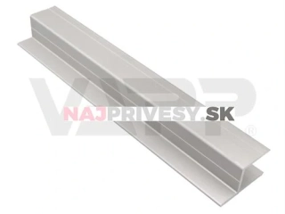 Profil lemovací "h", 298 mm eloxovaný